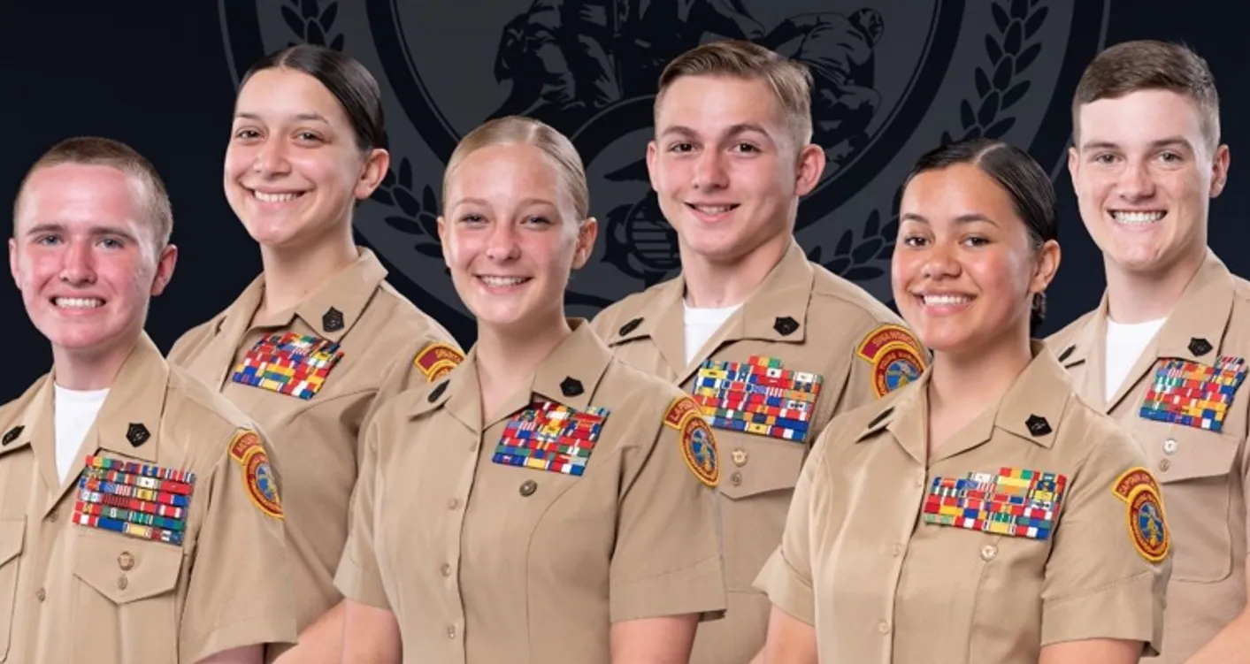 Shoals Area Young Marines in uniform