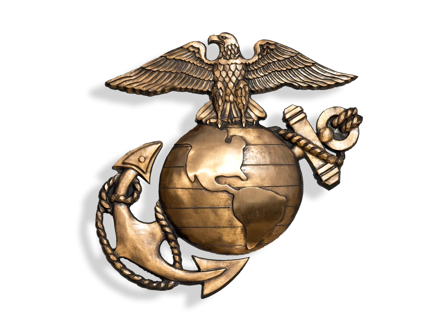 Bronze Eagle, Globe and Anchor emblem